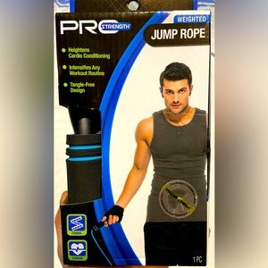 Weighted jump rope